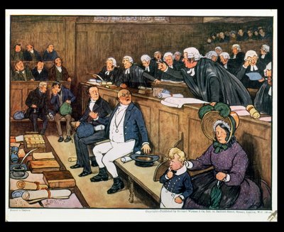 The Trial of Mr Pickwick by Cecil Charles Windsor Aldin